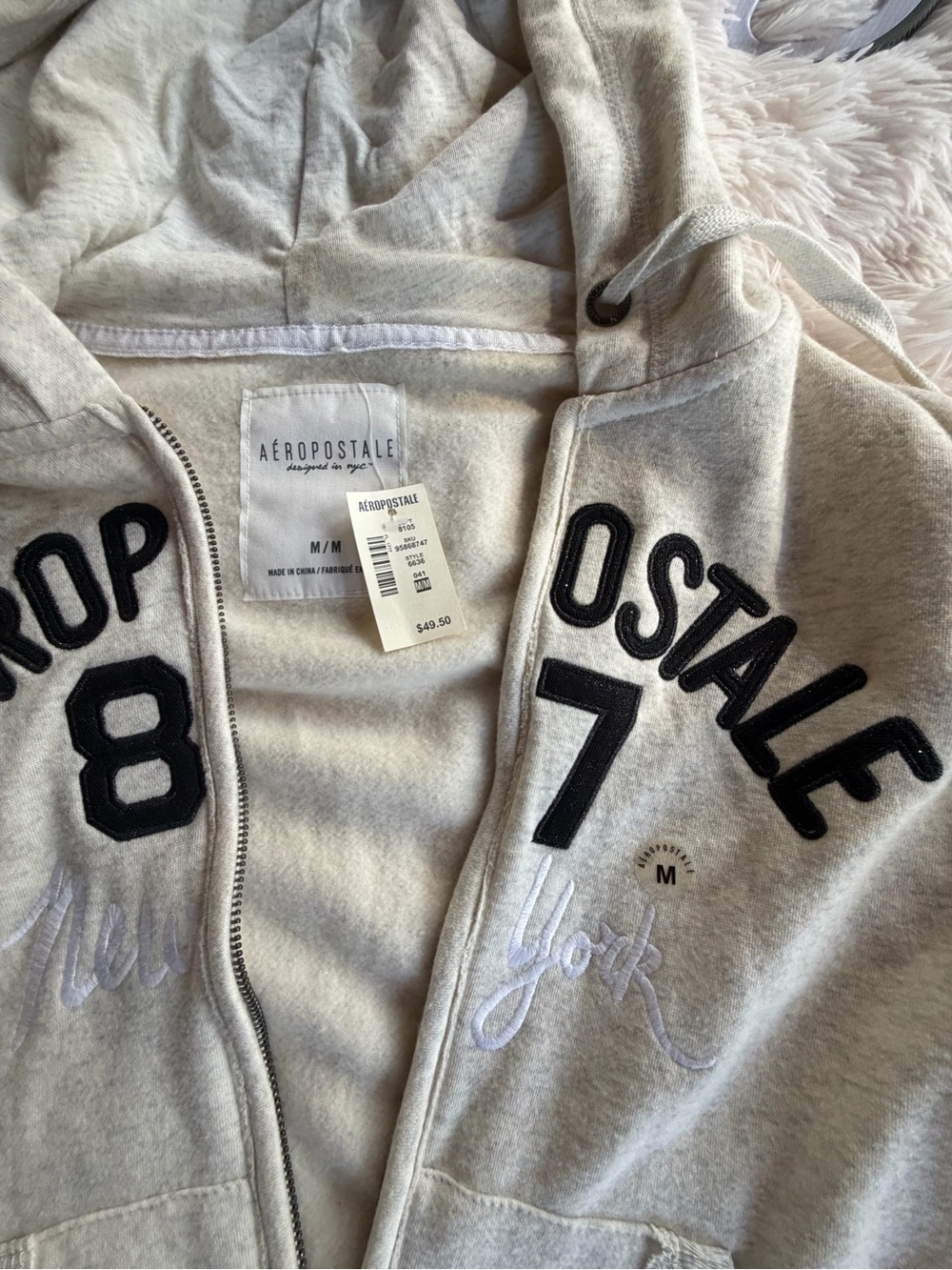 NWT Aeropostale 1987 NY  Fit & Flare Sweatpants + Zip Up Set - Picture 3 of 14
